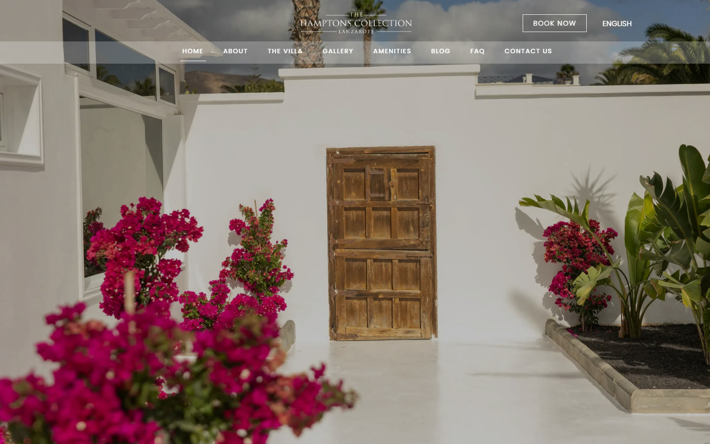 Home page del sito The Hamptons Collection